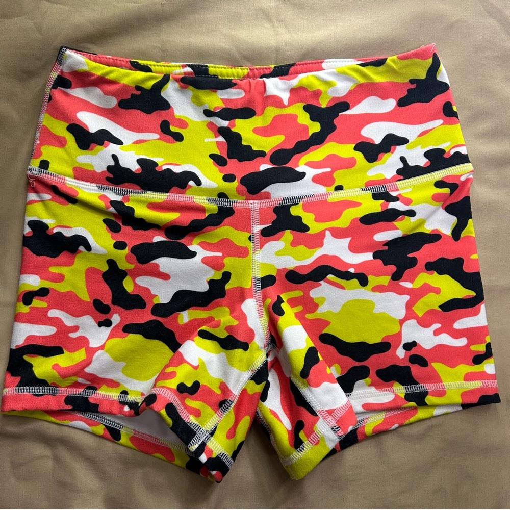 Fleo PHR Vibrant Camo Athletic Shorts 4”